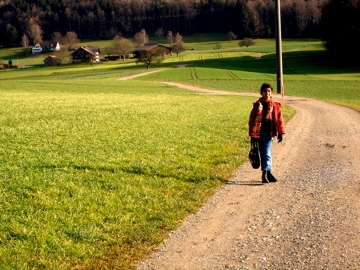 The little foot steps on swiss paths…